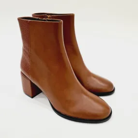 Apepazza Stivaletto tacco 6,5 cm pelle Cognac rif.639