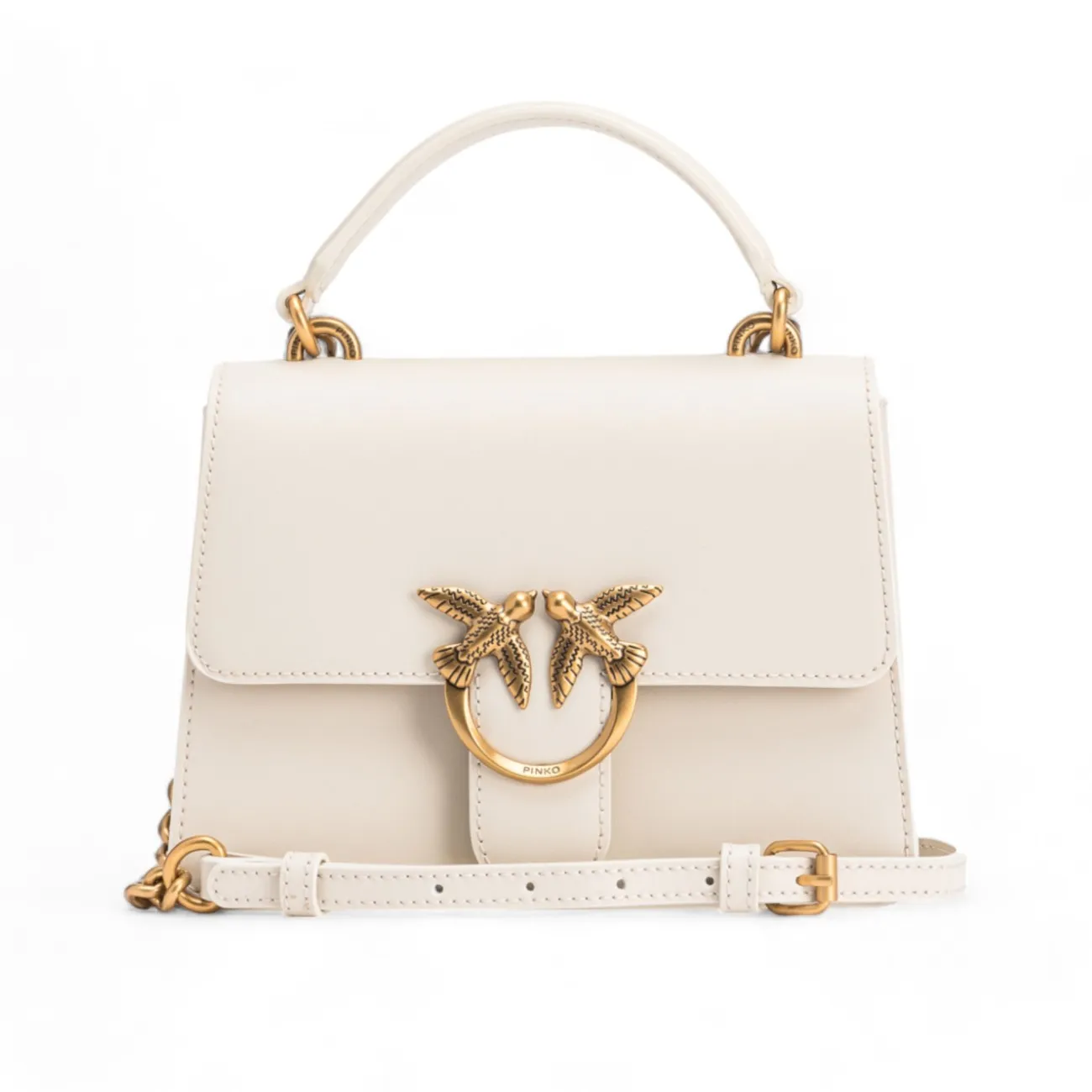 Pinko borsa mini bianca love one